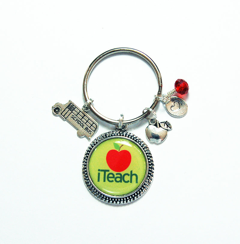 iTeach Teacher Keychain - Kelly's Handmade