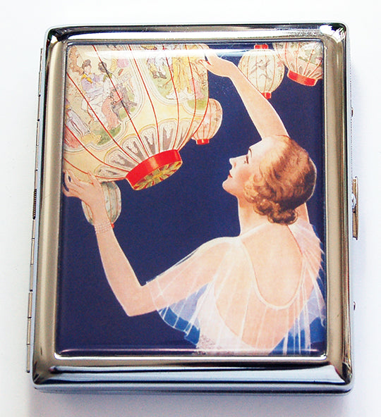 Lantern Retro Compact Cigarette Case - Kelly's Handmade