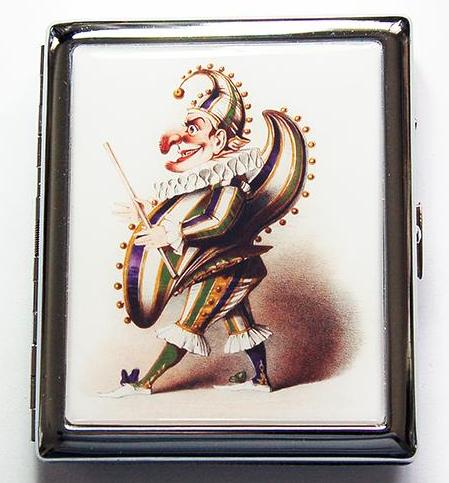 Jester Compact Cigarette Case - Kelly's Handmade