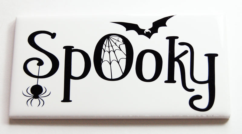 Spooky Halloween Sign In Black - Kelly's Handmade