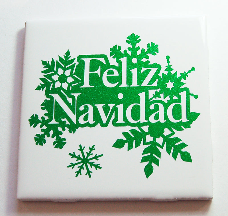 Feliz Navidad Sign Available In Red Or Green - Kelly's Handmade