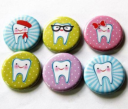 Tooth Fairy Set of Six Magnets - Kelly's Handmade