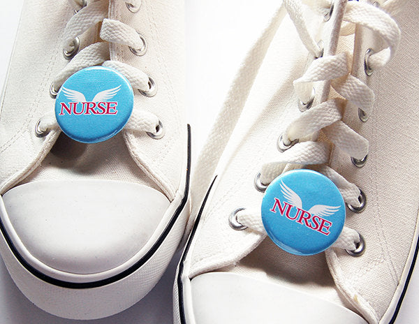 Nurses Are Angels Shoelace Charms - Kelly's Handmade