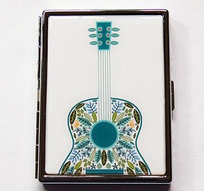 Guitar Slim Cigarette Case - Kelly's Handmade