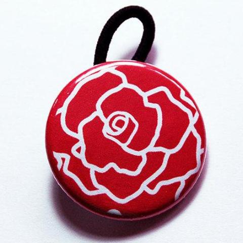 Rose Ponytail Holder - Kelly's Handmade