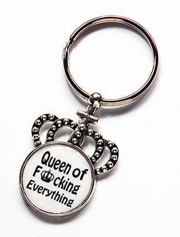 Queen of Everything Keychain - Kelly's Handmade
