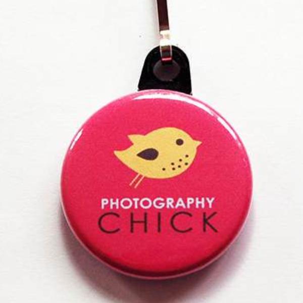 Photography Chick Zipper Pull - Kelly's Handmade