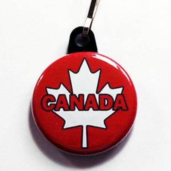Canada Maple Leaf Zipper Pull - Kelly's Handmade