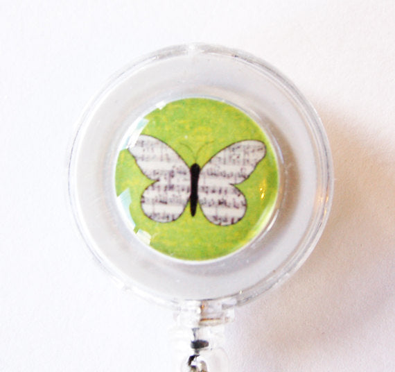 Green Butterfly ID Badge Reel – Kelly's Handmade