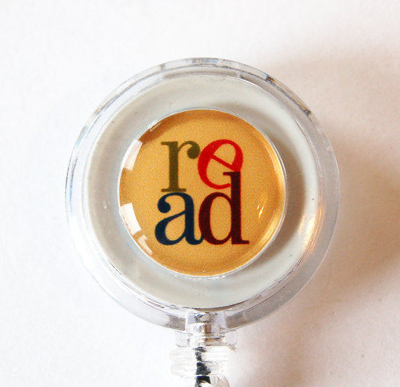 Read ID Badge Reel - Kelly's Handmade