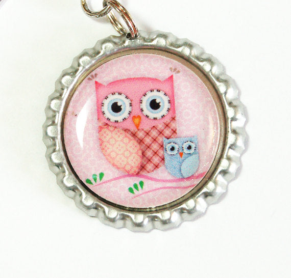 Pink Owl Bookmark - Kelly's Handmade