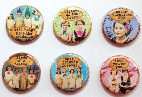 Funny Girlfriends Set of Six Magnets #4 - Kelly's Handmade