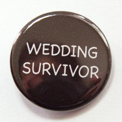 Wedding Survivor Pin - Kelly's Handmade