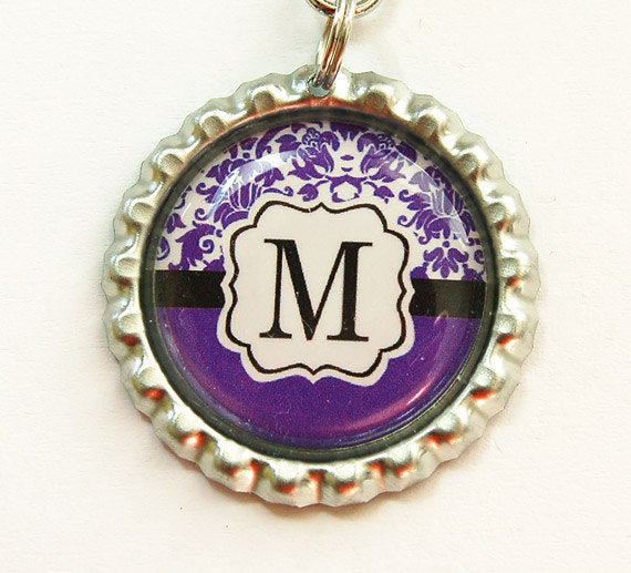 Monogram Bookmark in Purple - Kelly's Handmade