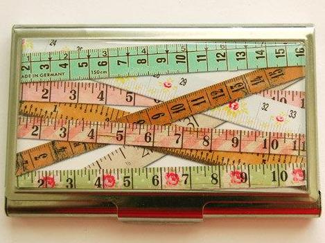 Measuring Tapes Sewing Needle Case in Pastel Colors - Kelly's Handmade