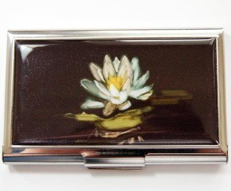 Water Lily Business Card Case - Kelly's Handmade