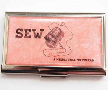 Sew A Needle Pulling Thread Sewing Needle Case - Kelly's Handmade