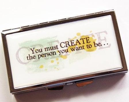 Create The Person 7 Day Pill Case - Kelly's Handmade