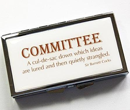 Work Committee Funny 7 Day Pill Case - Kelly's Handmade