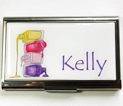 Nail Polish Business Card Case - Kelly's Handmade