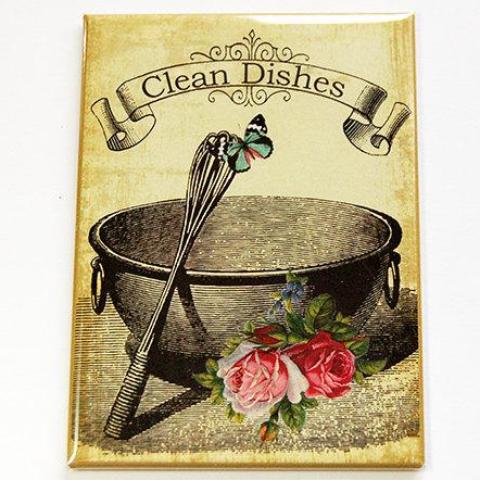 Bowl & Whisk Clean Dishes Dishwasher Magnet - Kelly's Handmade
