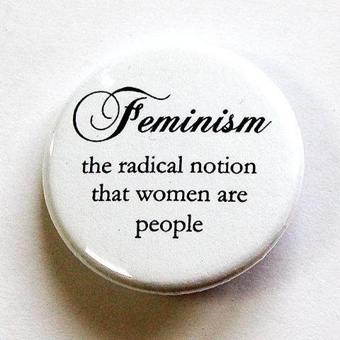 Feminism Pin - Kelly's Handmade