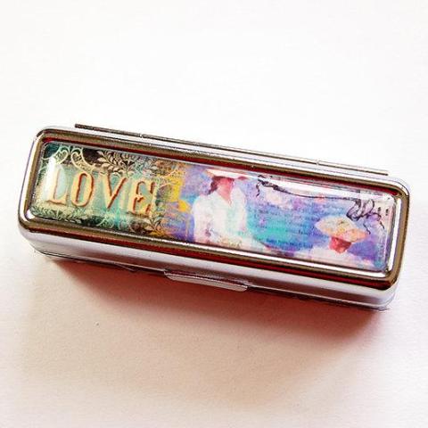 Love Mosaic Lipstick Case - Kelly's Handmade