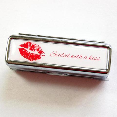 Sealed With A Kiss Lipstick Case - Kelly's Handmade