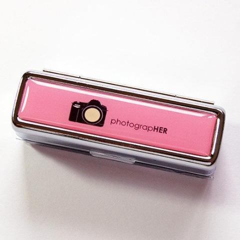 PhotograpHER Lipstick Case in Pink - Kelly's Handmade