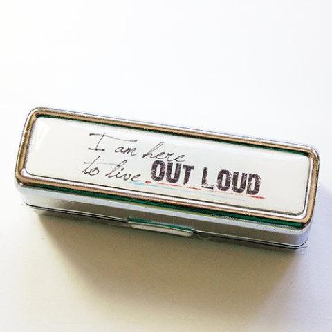 Live Out Loud Lipstick Case - Kelly's Handmade