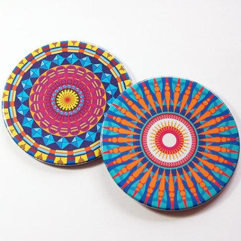 Mandala Coasters Set 5 - Kelly's Handmade