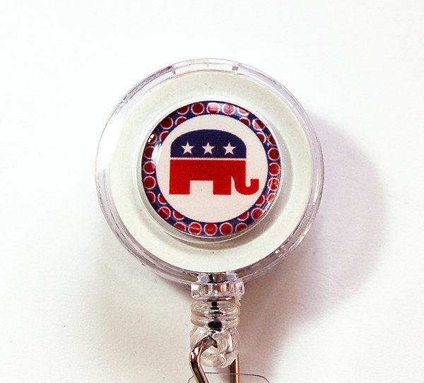 Republican ID Badge Reel - Kelly's Handmade