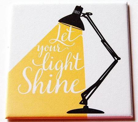 Let Your Light Shine Magnet - Kelly's Handmade