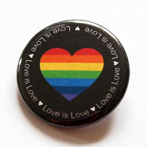 Love is Love Rainbow Heart - Kelly's Handmade