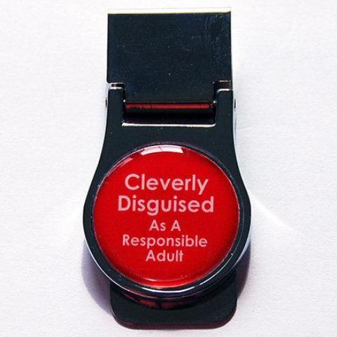 Funny Responsible Adult Money Clip - Kelly's Handmade