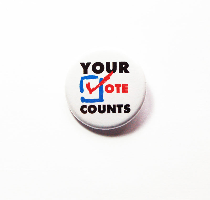 Your Vote Counts 2020 US Election Pin - Kelly's Handmade