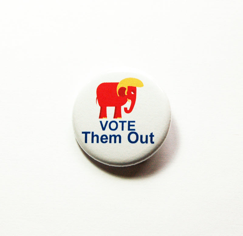 Vote The Party of Trump Out Election 2020 Pin - Kelly's Handmade