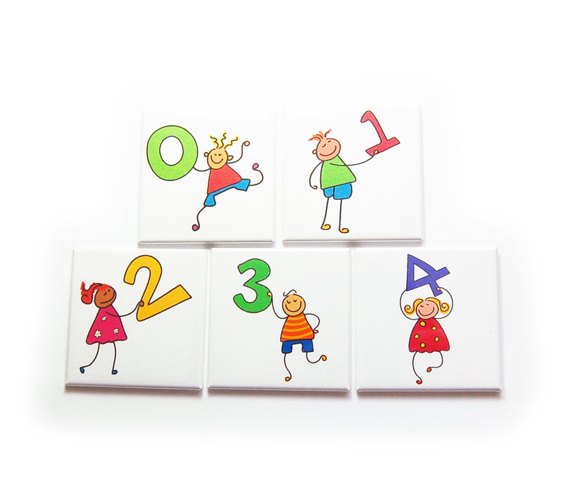 Learning to Count - Set of Ten Magnets - Kelly's Handmade