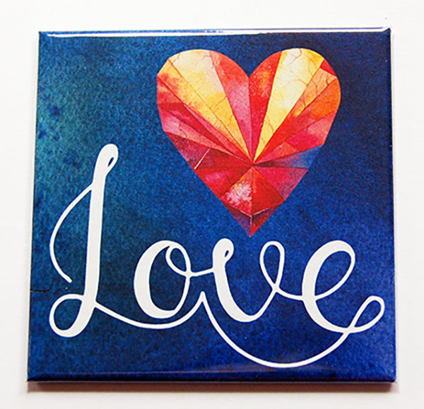 Love Heart Magnet - Kelly's Handmade