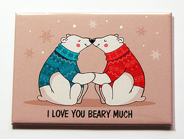 I Love You Beary Much Magnet - Kelly's Handmade