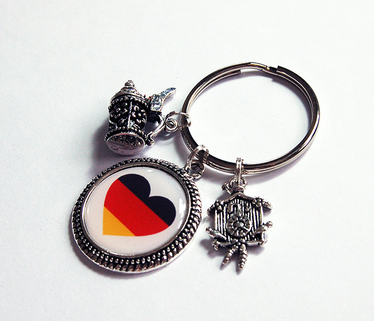 I Love Germany Keychain - Kelly's Handmade