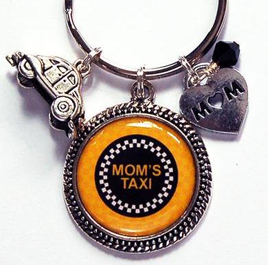 Mom's Taxi Keychain - Kelly's Handmade