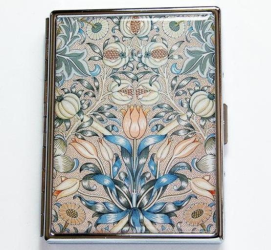 Decorative Arts Floral Slim Cigarette Case - Kelly's Handmade