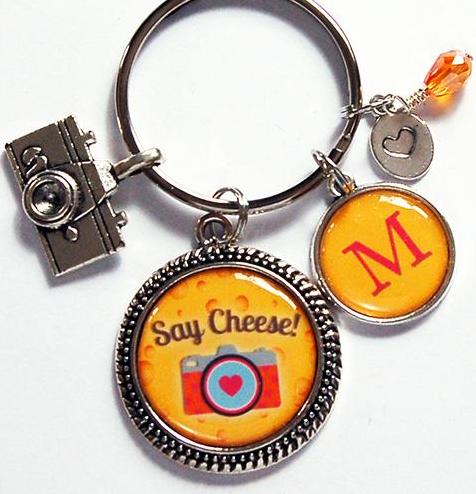 Say Cheese Photography Keychain - Kelly's Handmade