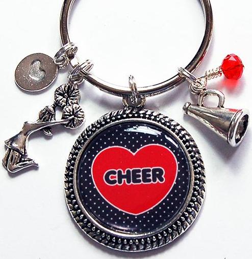 Cheerleader Keychain - Kelly's Handmade