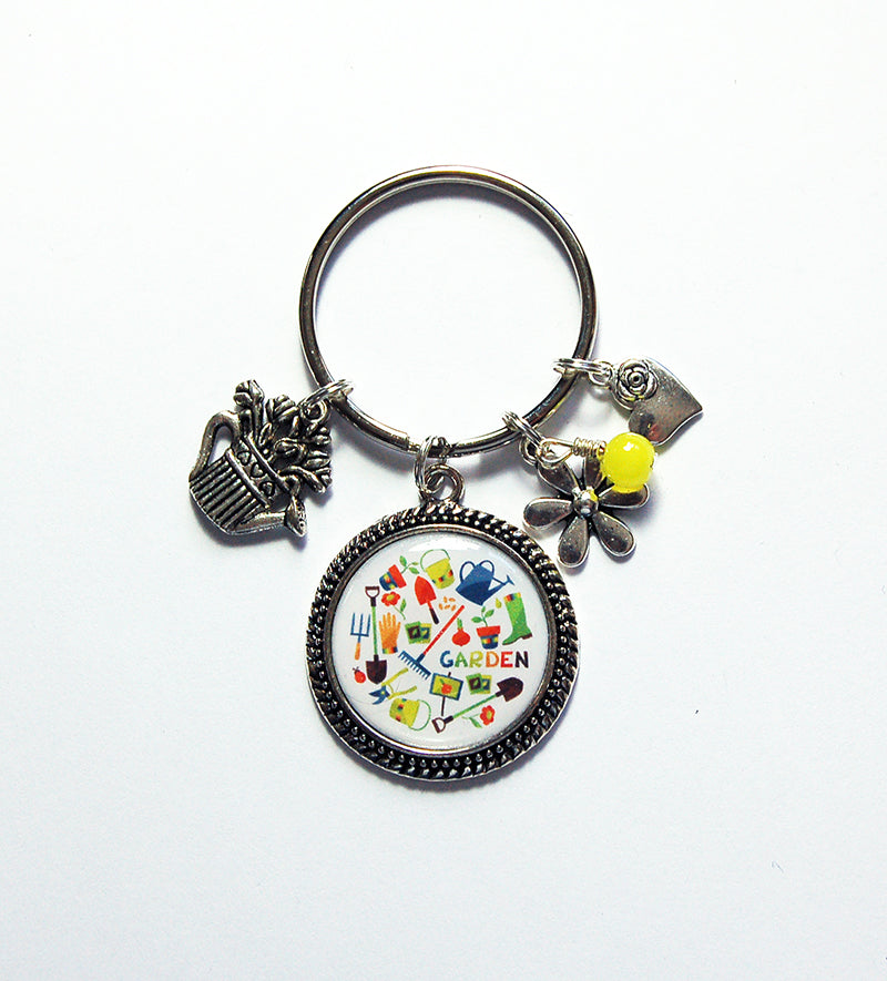 Love to Garden Keychain - Kelly's Handmade