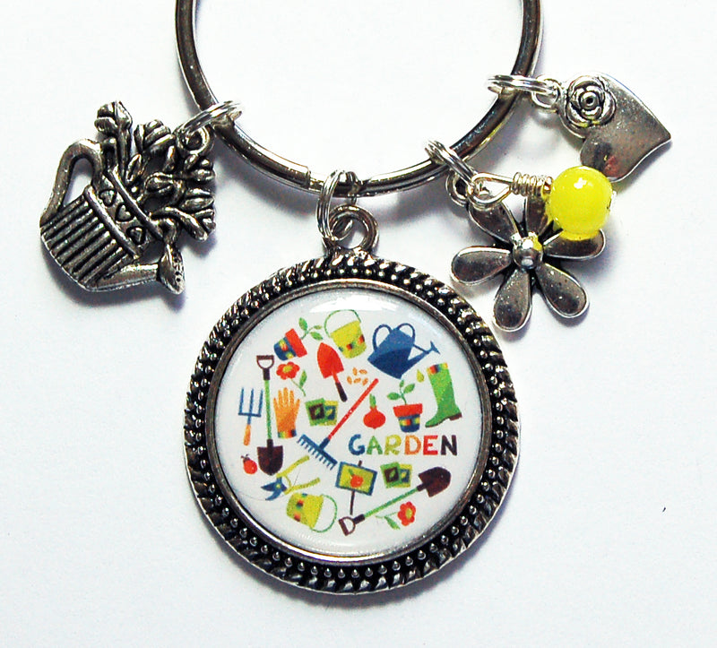 Love to Garden Keychain - Kelly's Handmade