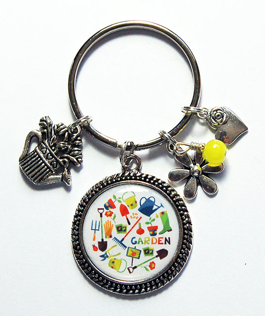 Love to Garden Keychain - Kelly's Handmade