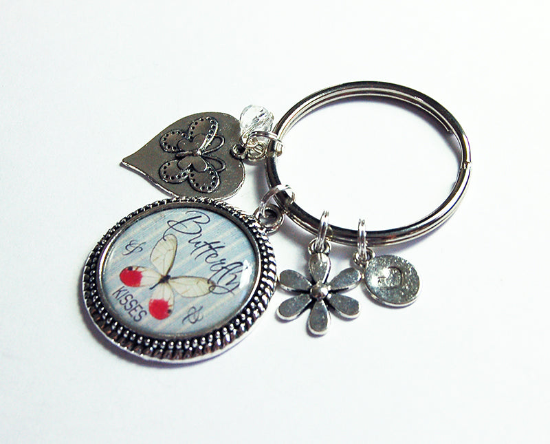 Butterfly Kisses Keychain - Kelly's Handmade