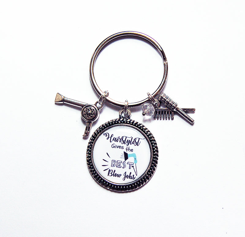 Hairstylist Funny Keychain - Kelly's Handmade